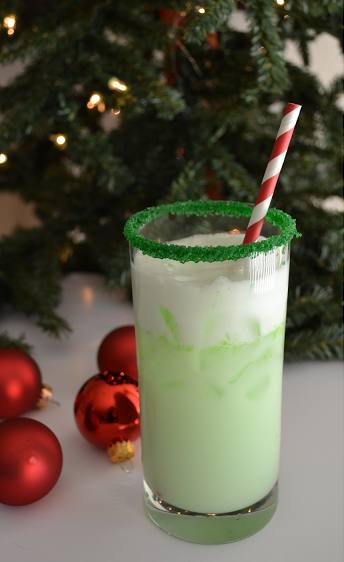 Bebidas navideñas: Grinch Spritzer