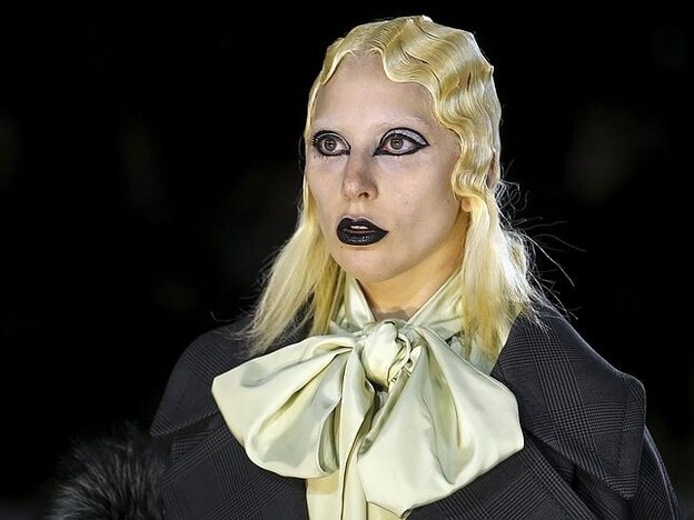 Lady Gaga en el desfile de Marc Jacobs en la Semana de la Moda de Nueva York./Cordon Press