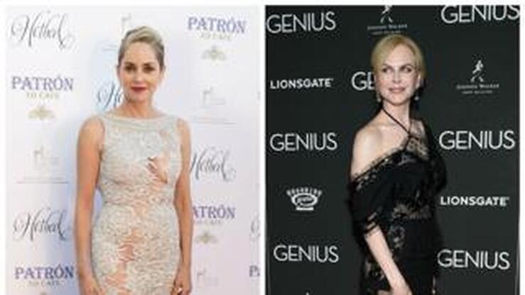Sharon Stone Vs. Nicole Kidman: duelo de estilo en blanco y negro