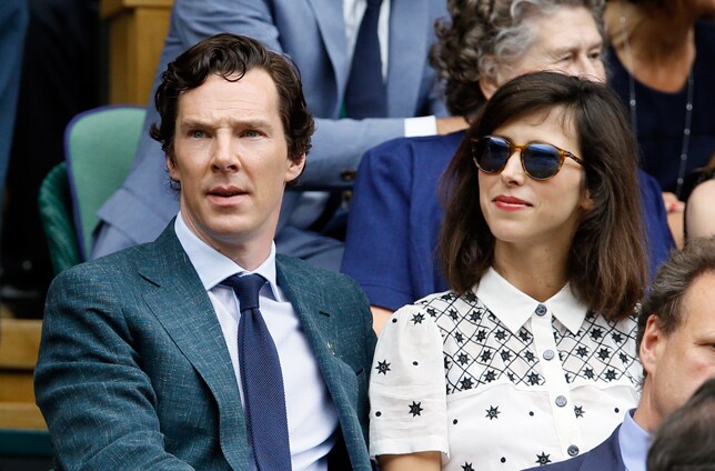 Los famosos no se pierden Wimbledon: Benedict Cumberbach y Sophie Hunter