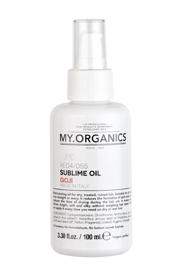 Productos para rescatar tu pelo: Sublime Oil Goji de My.Organics