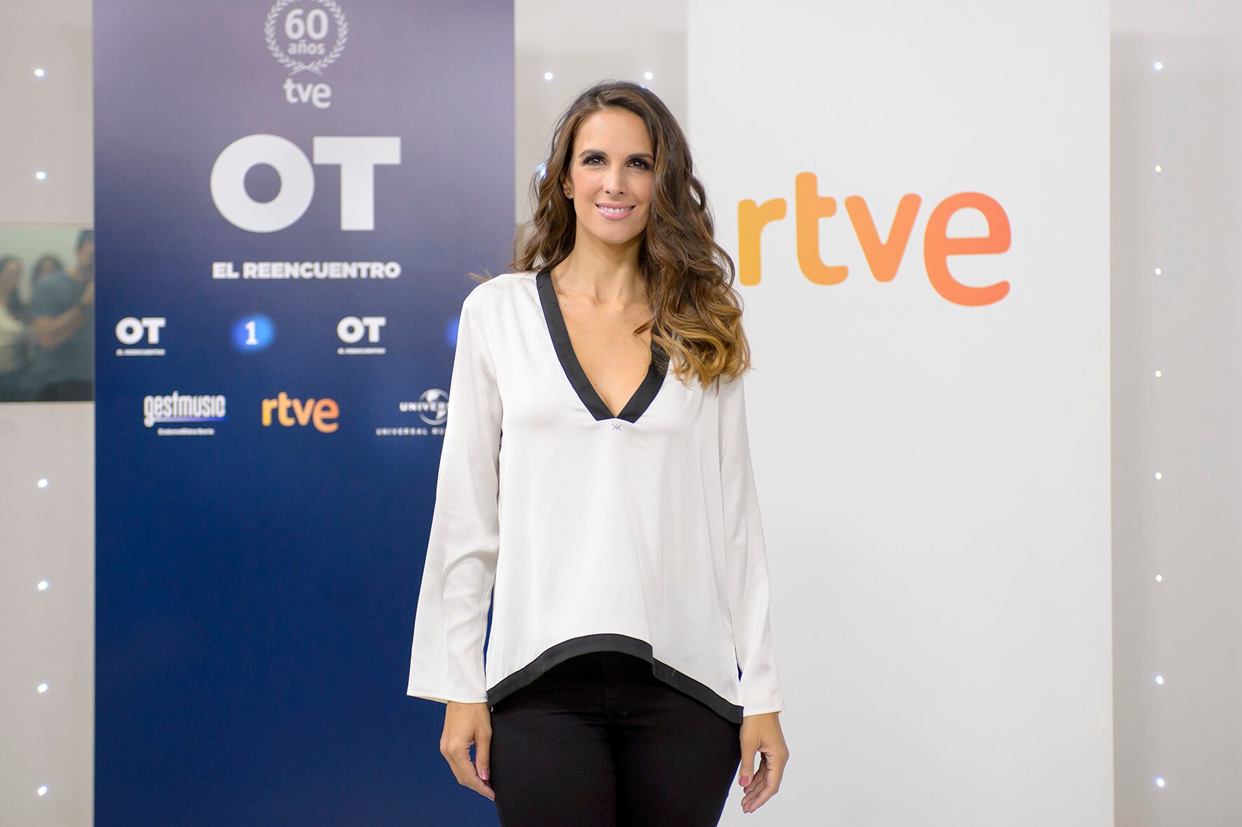 Nuria Fergó en la presentaciñon de "OT: El reencuentro"