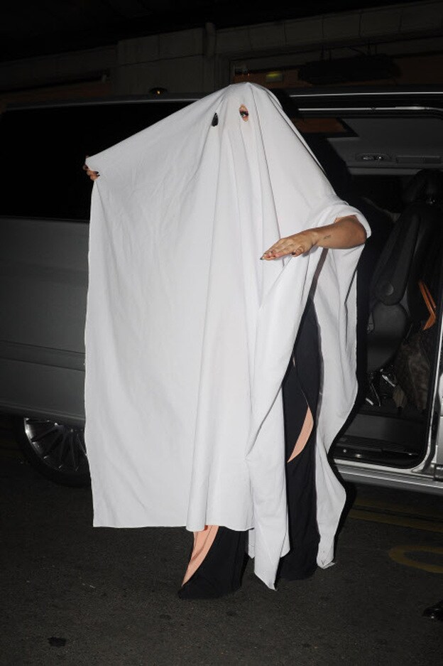 Lady Gaga, disfrazada de fantasma.