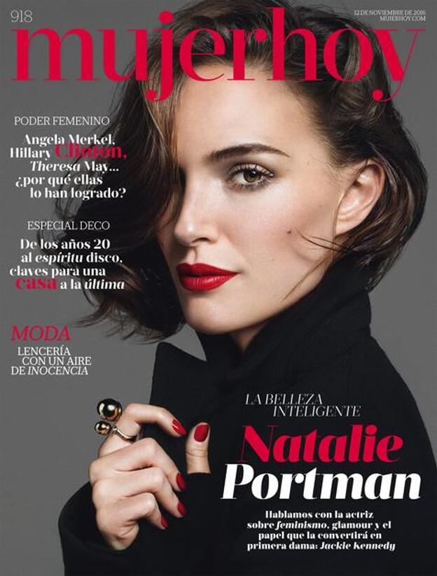 Natalie Portman, toda una belleza en nuestra portada de la semana, es la imagen de Parfums Christian Dior/Alique