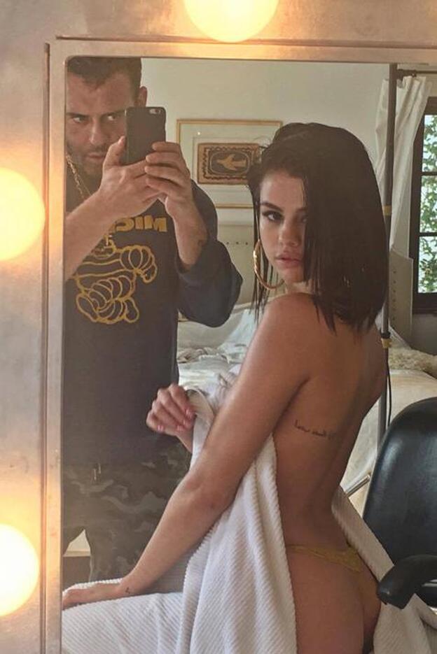 El primer desnudo de Selena Gómez incendia internet y divide a sus fans./Instagram Mert Alas