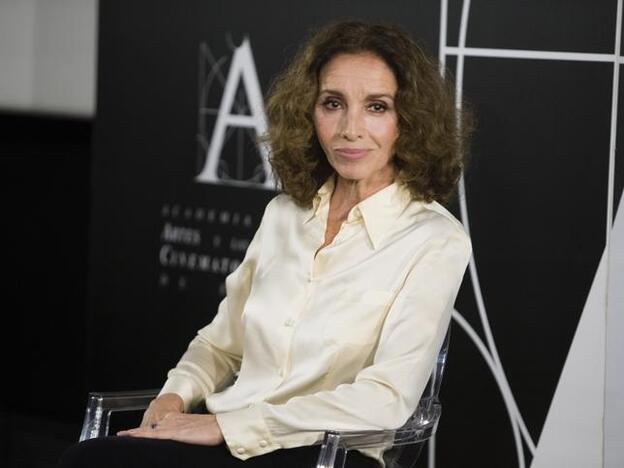 La cantante y actriz Ana Belén ha recibido el Goya Honorífico en la edición 31 de los Premios de la Academia de Cine español./gtres