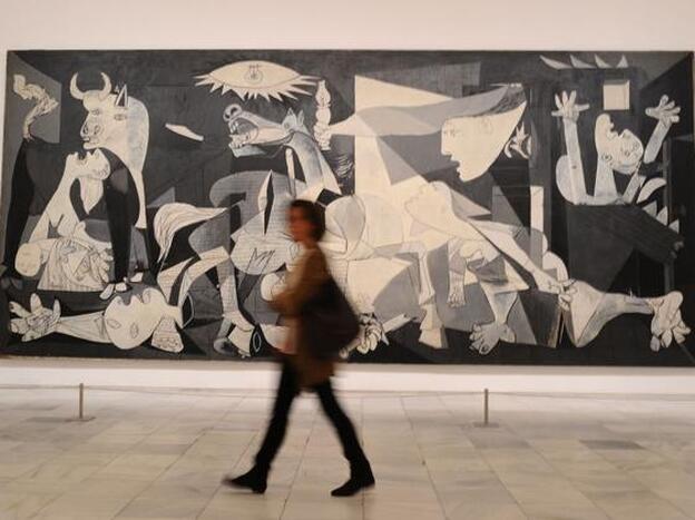 El 'Guernica', en el Museo Reina Sofía de Madrid./GETTY
