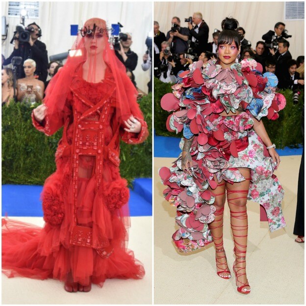 Katy Perry y Lady Gaga, duelo de estilo en la Gala Met