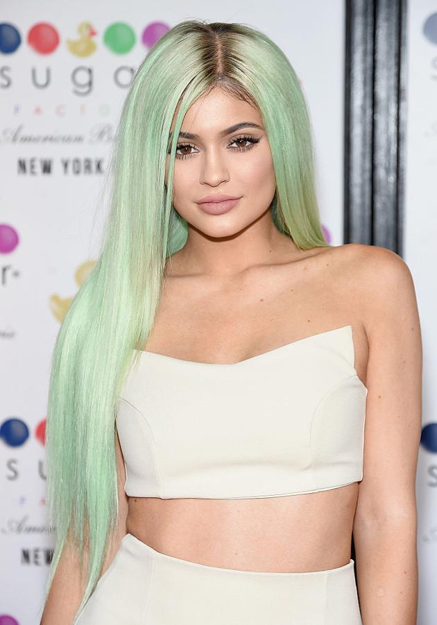 Colores raros de pelo: Verde menta como Kylie Jenner