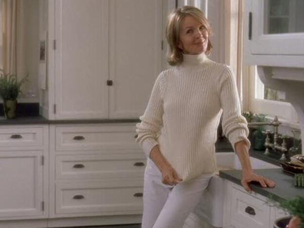 Diane Keaton en la película 'Cuando menos te lo esperas'/D.R.