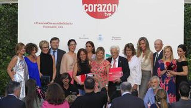 Los galardonados de los Premios Corazón Solidario