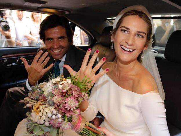 Sibi Montes celebra su boda con Álvaro Sanchís