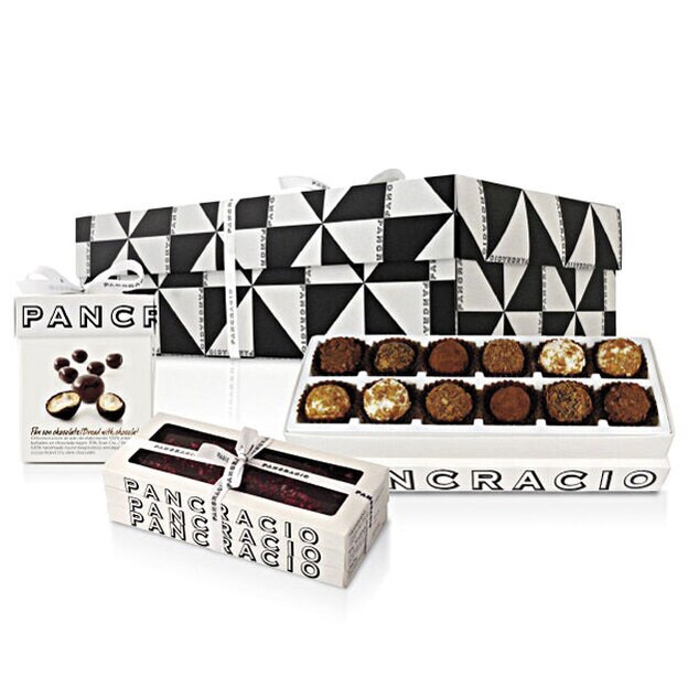 Bombones. ‘Mix’ de chocolates, de Pancracio.
