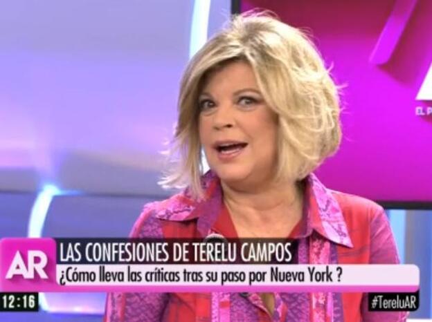 Terelu Campos se confiesa en 'El programa de Ana Rosa'./telecinco.