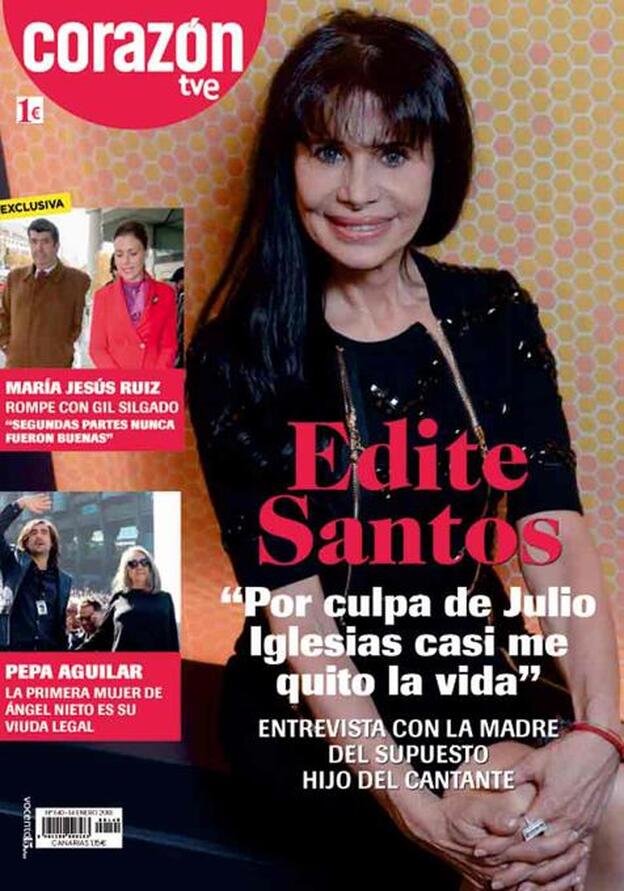 María Edite Santos, protagonista junto a María Jesús Ruiz y Pepa Aguilar de nuestra portada de esta semana./corazón.