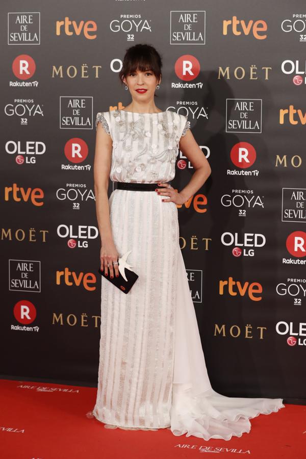 Las famosas peor vestidas de los Premios Goya 2018: Verónica Sánchez