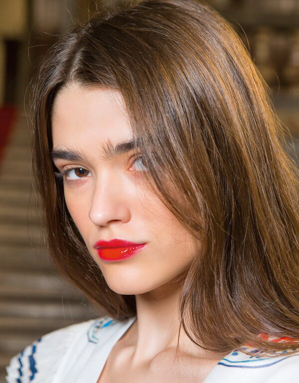 Tendencias de maquillaje vistas en pasarela: Labios rojos