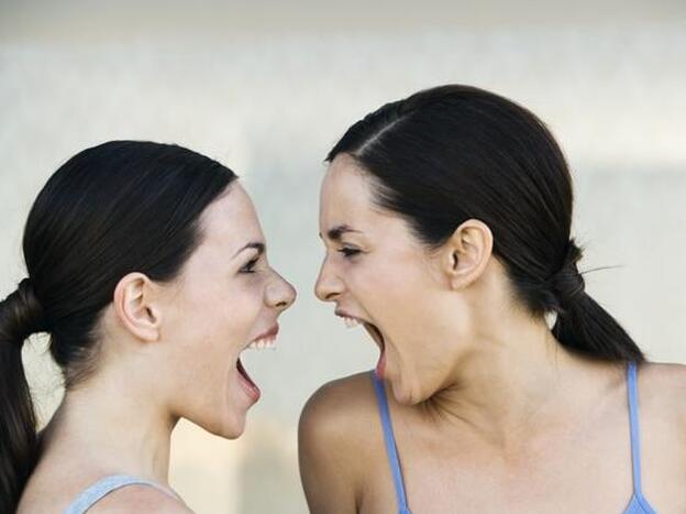 Haz click en la imagen para saber qué alimentos te dan paz y tranquilidad. En la imagen, dos mujeres gritándose./gtres