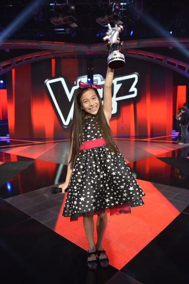 Melani se convierte en la ganadora más joven de 'La Voz Kids'/telecinco