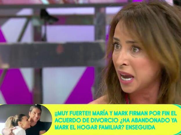 María Patiño pide perdón al público por su rabieta en 'Sábado Deluxe'./telecinco.