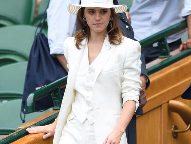 Las celebrities tiene claro el código de estilo e Wimbledon: haz clic en la imagen./Pinterest