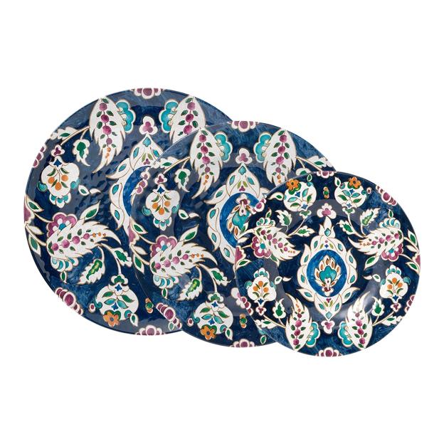 Vajilla en tonos azules de El Corte Inglés.