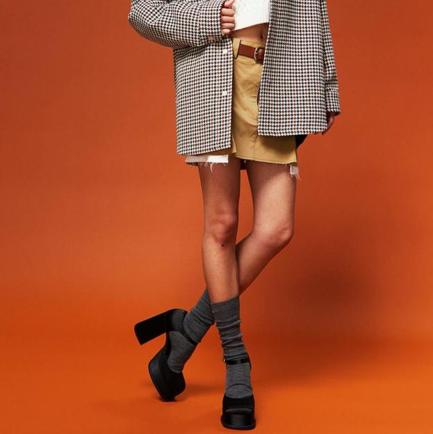 Zapatos de plataforma con hebilla