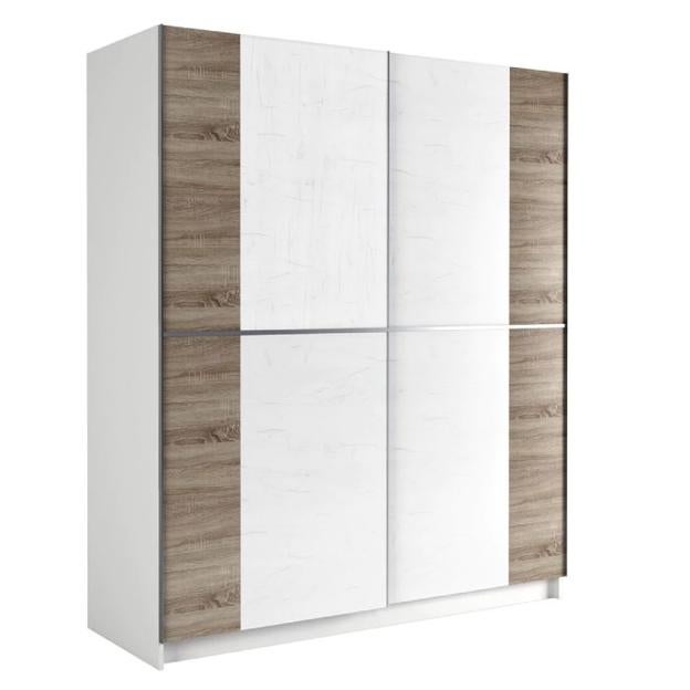 Armario Ropero 2 Puertas Correderas Meka Block