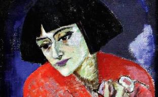 Retrato de María Blanchard que pintó la sueca Tora Vega Holmström en 1921./DR