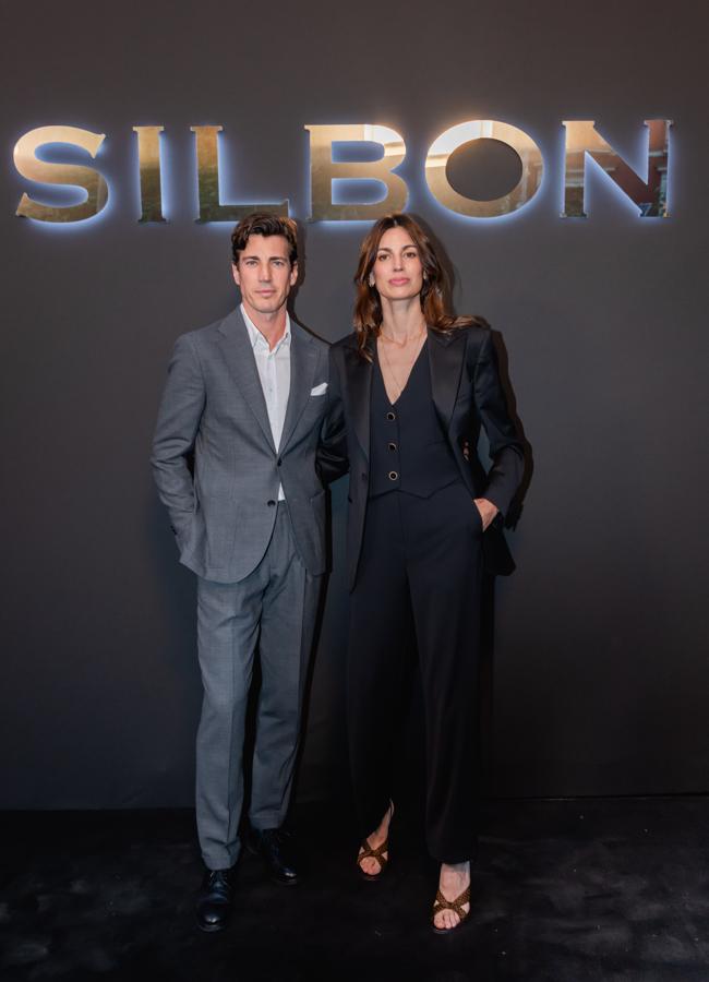 Oriol Elcacho y Davinia Pelegrí en la inauguración de Silbon.