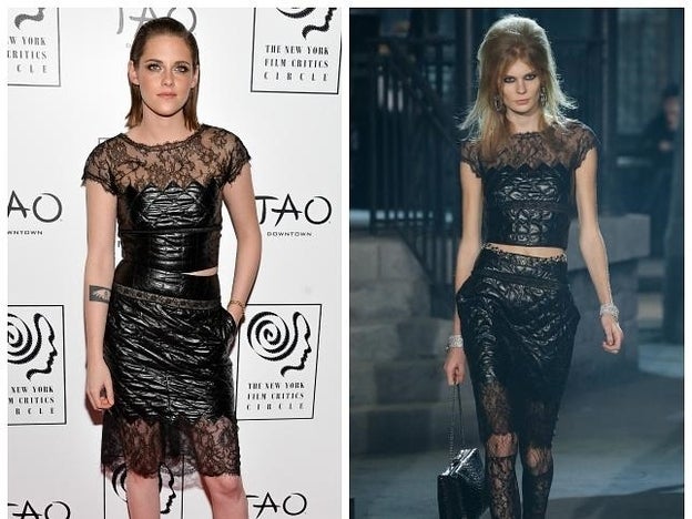 Kristen Stewart, con look de la colección Pre-Fall de Chanel