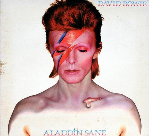 David Bowie, en la portada de Aladdin Sane