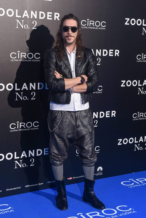 Oscar Jaenada en el estreno de 'Zoolander 2'