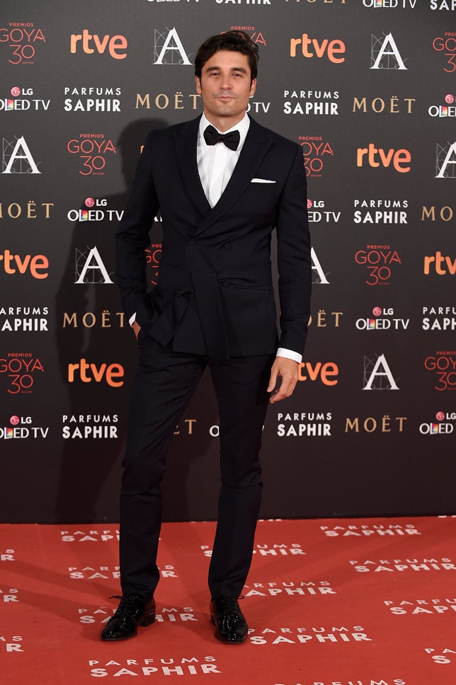 Alfombra roja Premios Goya 2016: Álex García