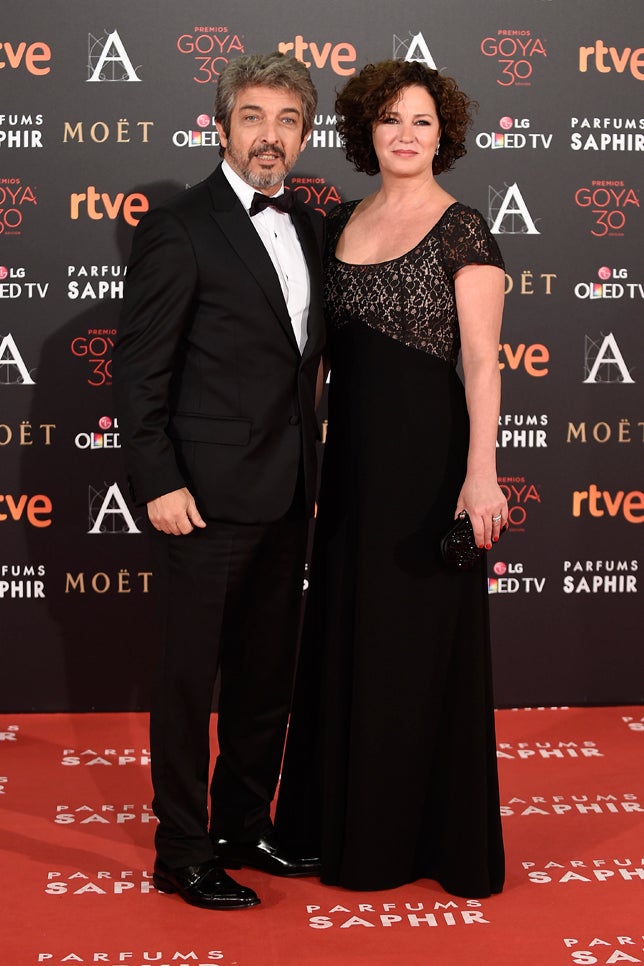 Alfombra roja Premios Goya 2016: Ricardo Darín y Florencia Bas