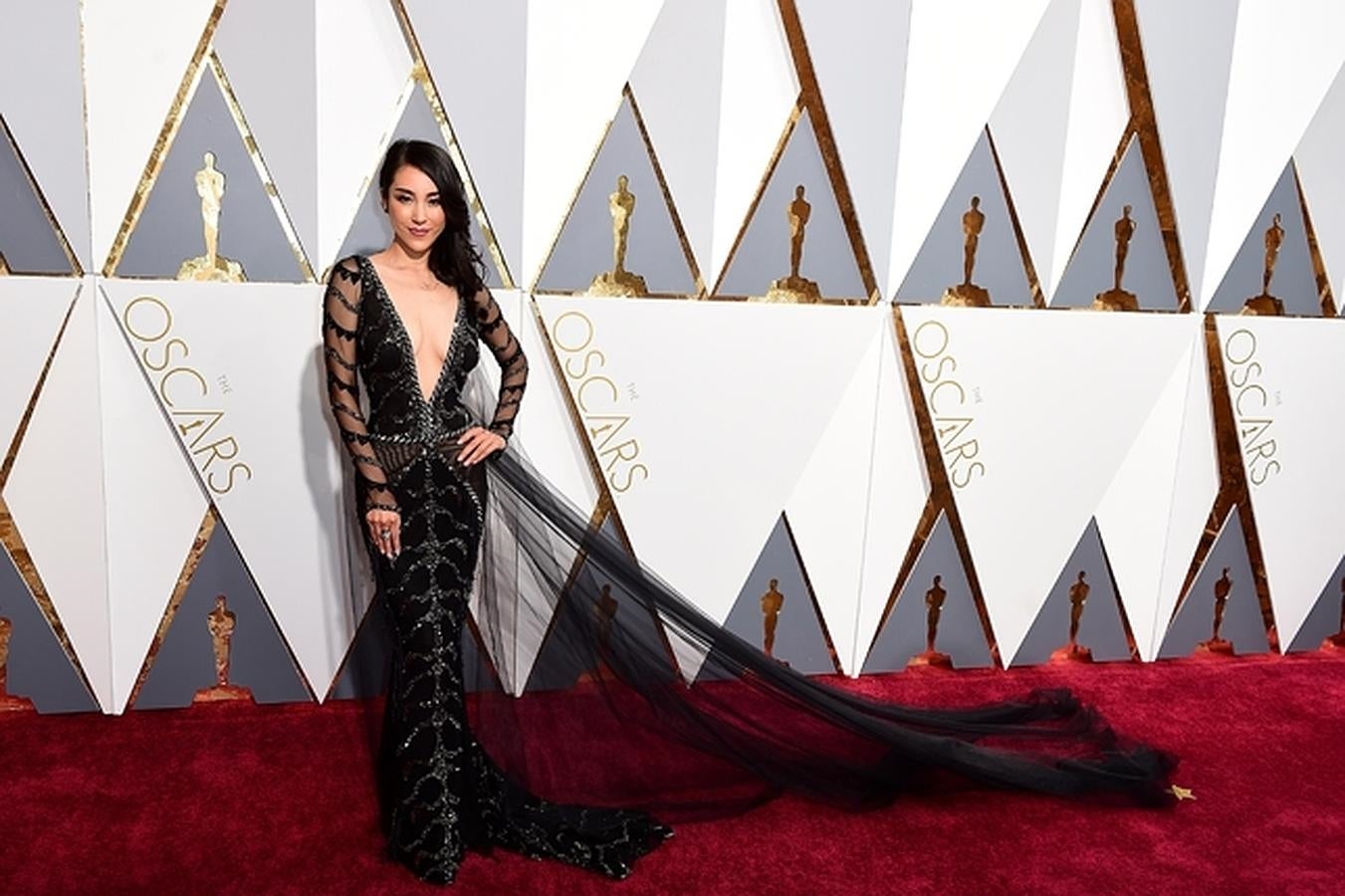 La alfombra roja de los Oscar: Jane Wu