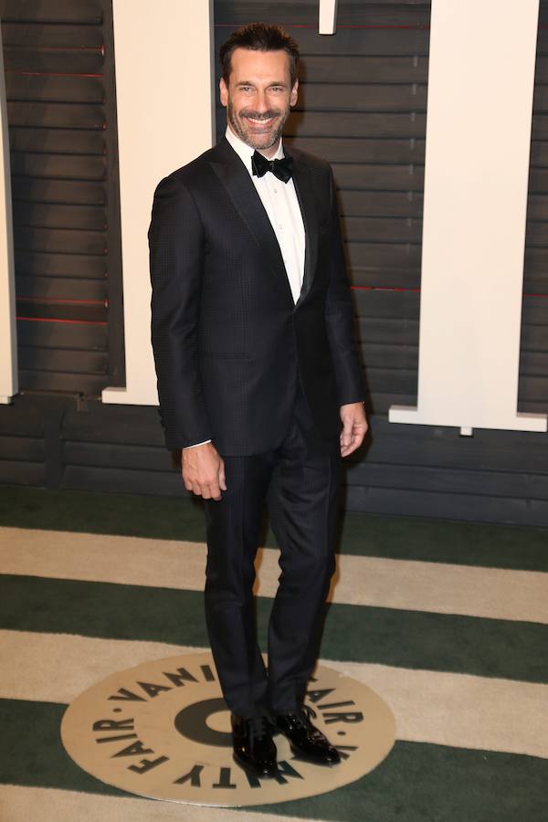 Jon Hamm en la fiesta Vanity Fair