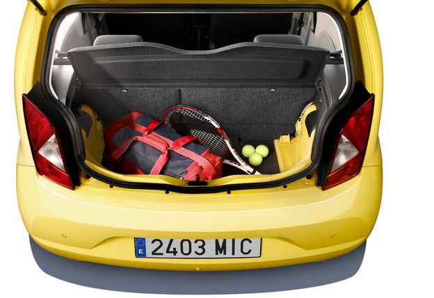 Detalles del interior del SEAT Mii.