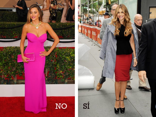 Dos looks de Sofía Vergara muy diferentes