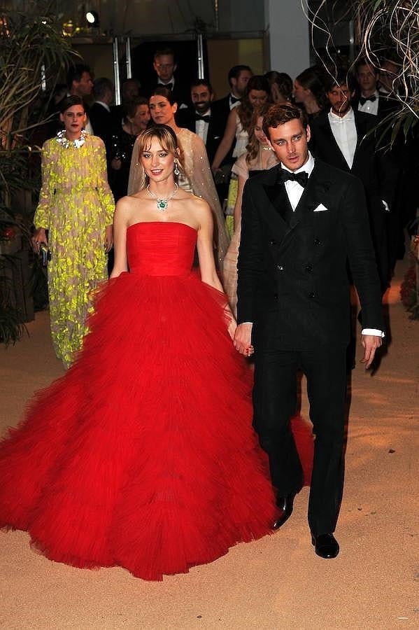 Beatrice Borromeo y Pierre Casiraghi, en el Baile de la Rosa