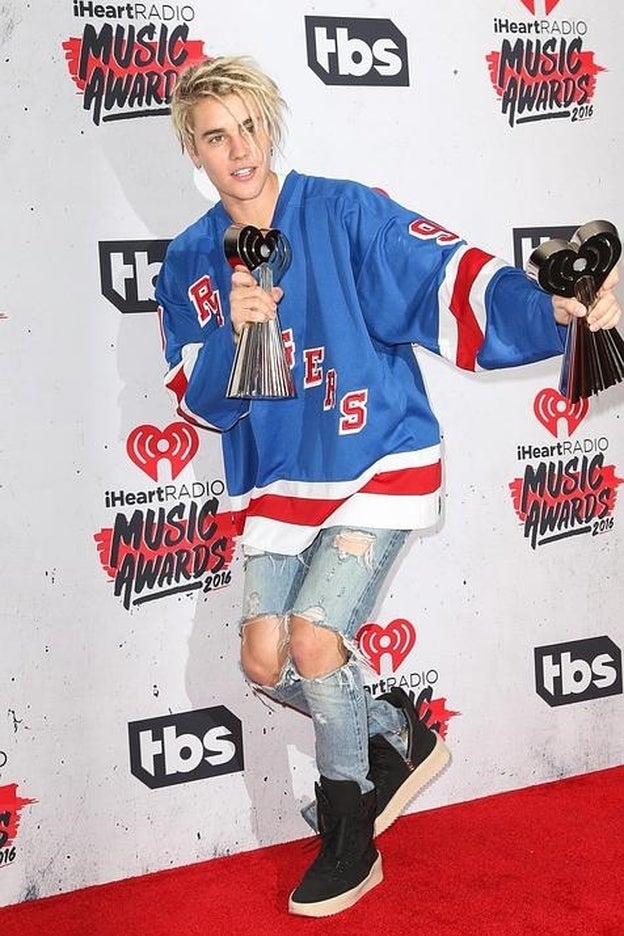 Justin Bieber en los iHeartRebel Awards celebrados hace unos días./cordon press.