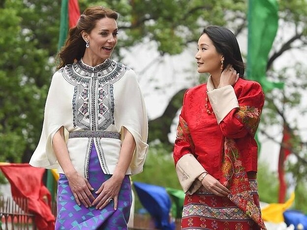 Kate Middleton y Jetsun Pema en Bután./Gtres