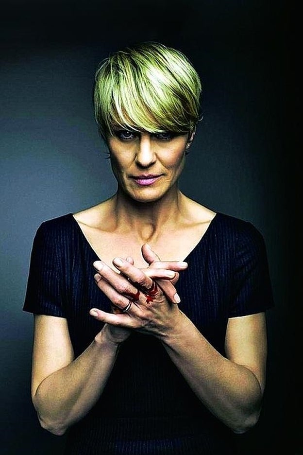 Robin Wright es Claire Underwood en 'House of Cards'./D.R.
