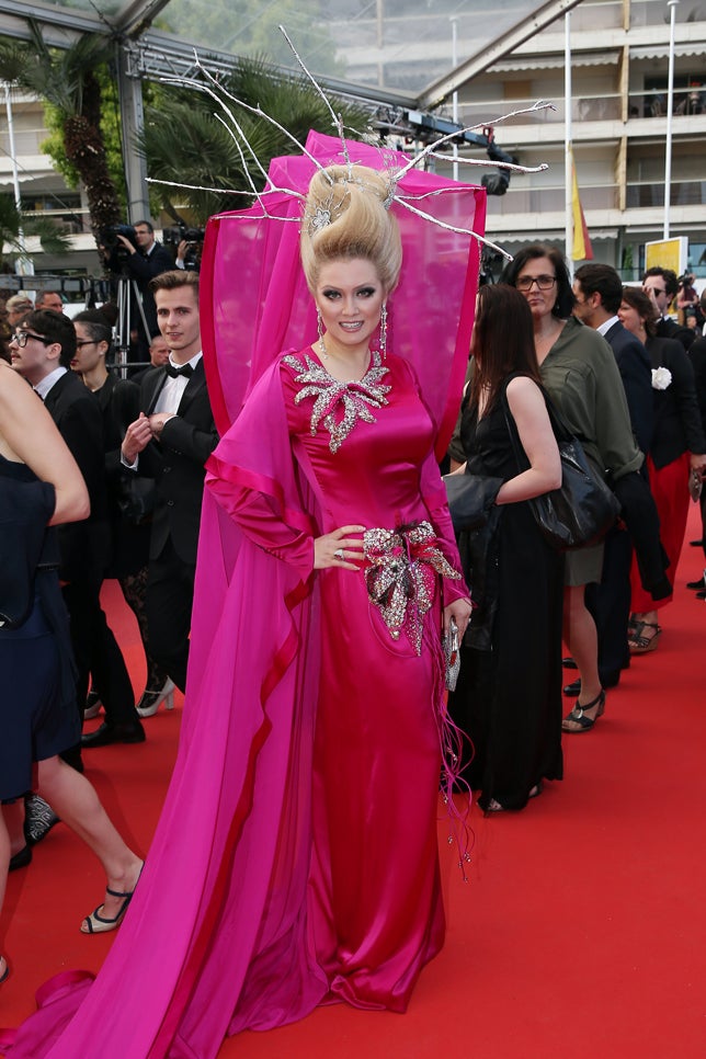 Elena Lenina en la alfombra roja de Cannes