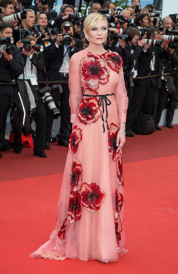 Kristen Dunst en el Festival de cine de Cannes