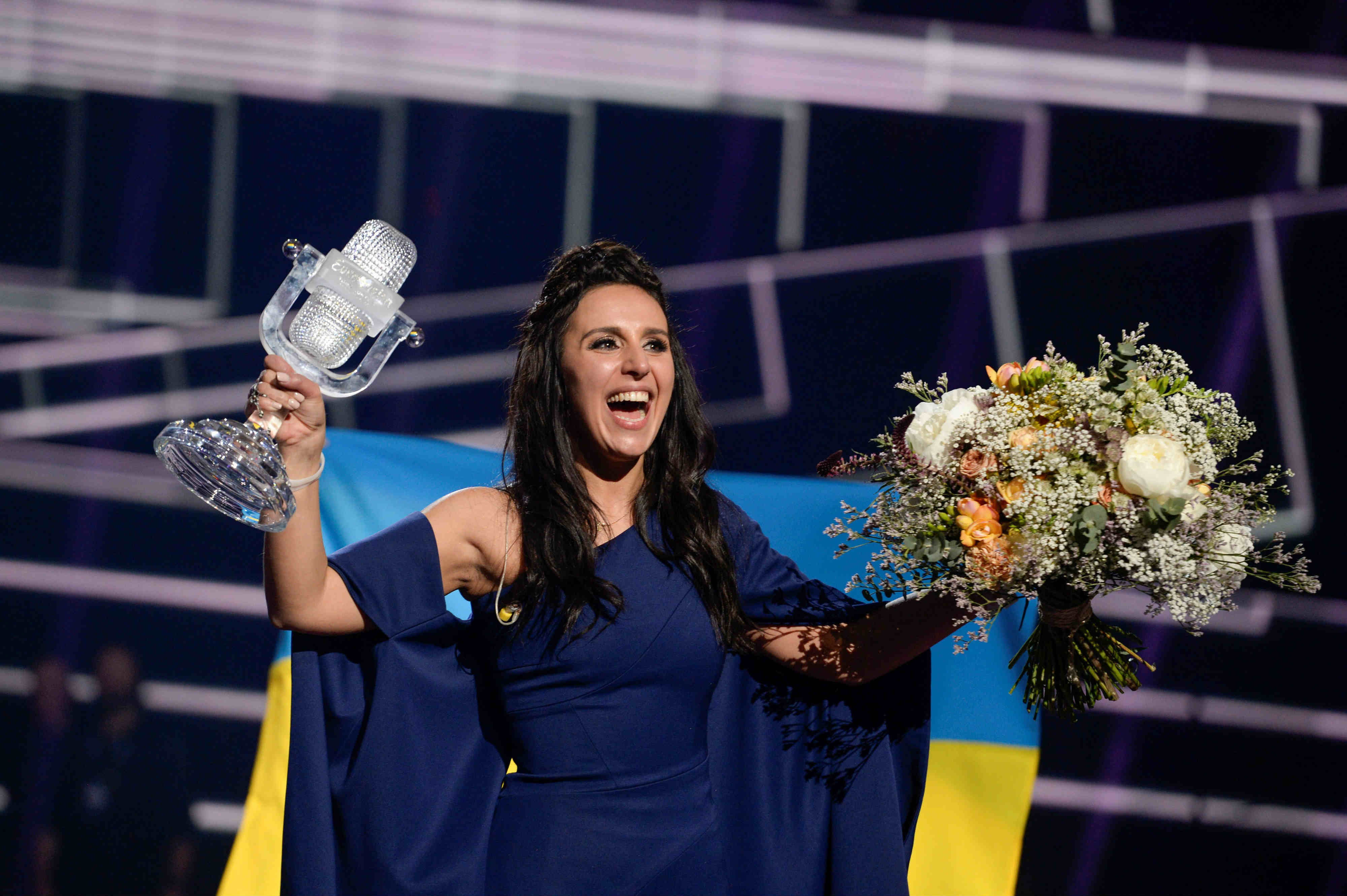 Jamala recogía el premio