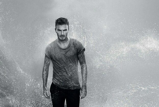 David Beckahm en una imagen de la campaña de Biotherm de la que es imagen./