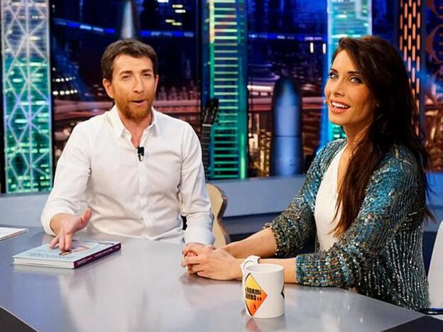 Pilar Rubio presentando su libro en 'El Hormiguero'./flickr.