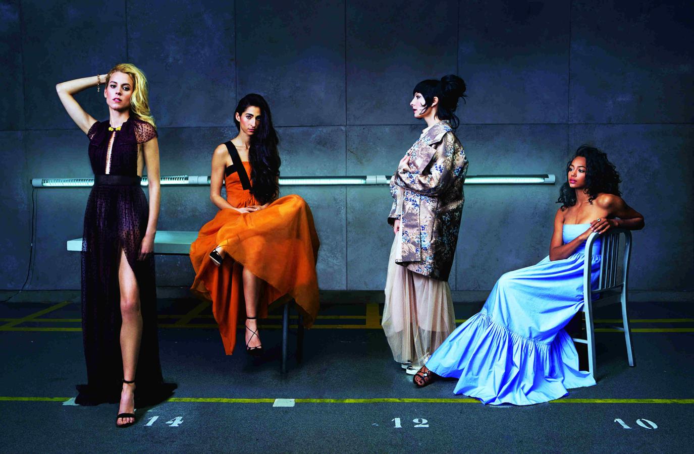 Maggie Civantos, Najwa Nimri, Berta Vázquez y Alba Flores