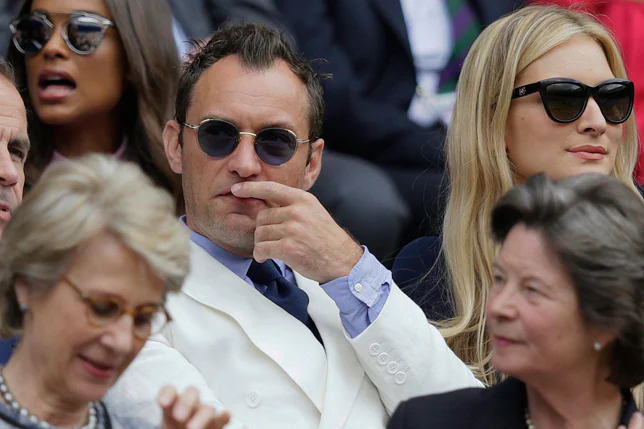 Los famosos no se pierden Wimbledon: Jude Law